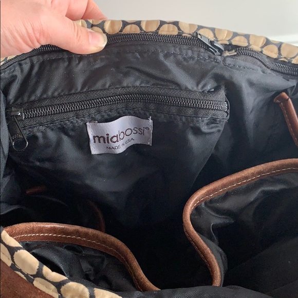 Leather diaper bag - Picture 2 of 4